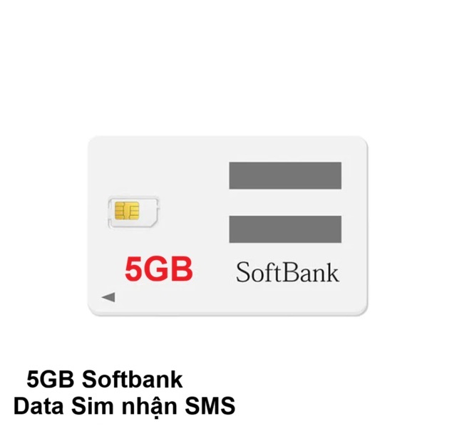 Sim Softbank 5GB 12 tháng